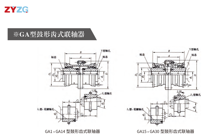 GA   型鼓形齒式聯(lián)軸器